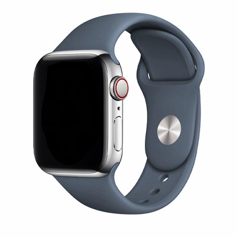 Silicone Strap For Apple Watch Band 44mm 49mm 45mm 41mm 40mm 42mm 38mm Bracelet Iwatch Series 9 7 Se 3 4 5 6 8 Ultra2 Band