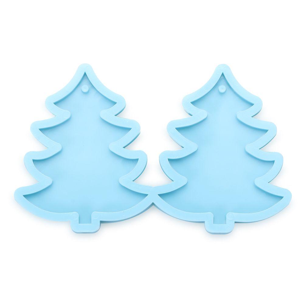 Making Tools Dangle UV Epoxy Earrings Resin Mold Merry Christmas Resin Silicone Mould Pendant Molds