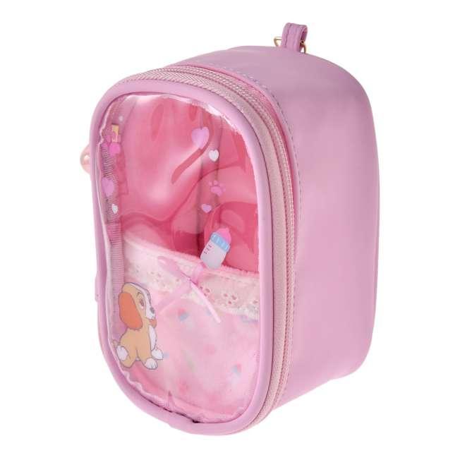 DISNEY Леди Сумочка Брелок Тип Прозрачное Окошко ( Нежная ласка ) Япония НОВЫЙ