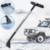 Car Snow Shovel Multi-purpose Alloy Snow Shovel For Car Brush Glass Defrost Scraper Snow Deicing Shovel S6z3