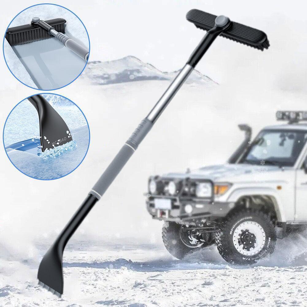Car Snow Shovel Multi-purpose Alloy Snow Shovel For Car Brush Glass Defrost Scraper Snow Deicing Shovel S6z3