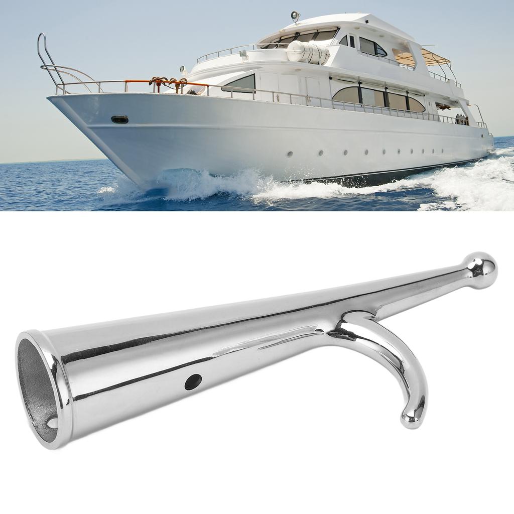 34mm 316 Stainless Steel Boat Hook Head Rust Resistant Durable End Attachment for Docking Undocking