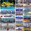 Dubai Madrid Paris World Famous City Landscape Metal Signs Vintage License Tin Sign Crafts Poster Wall Plate Plaques Bar Decor