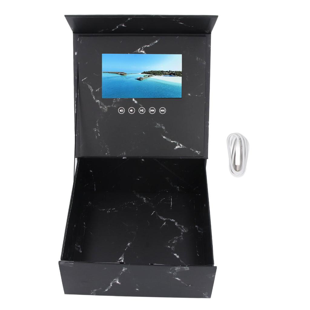 7 Inch LCD Display Video Greeting Card Present Box Wedding Invitation Electronic Video Gift Box for