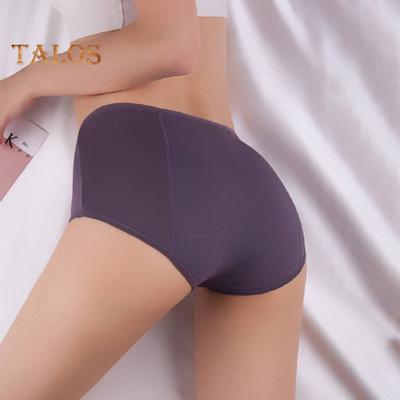 4 шт. женские хлопковые трусы для менструации с высокой талией, герметичные менструальные трусы, защитные трусы от недержания для женщин старше 60 лет