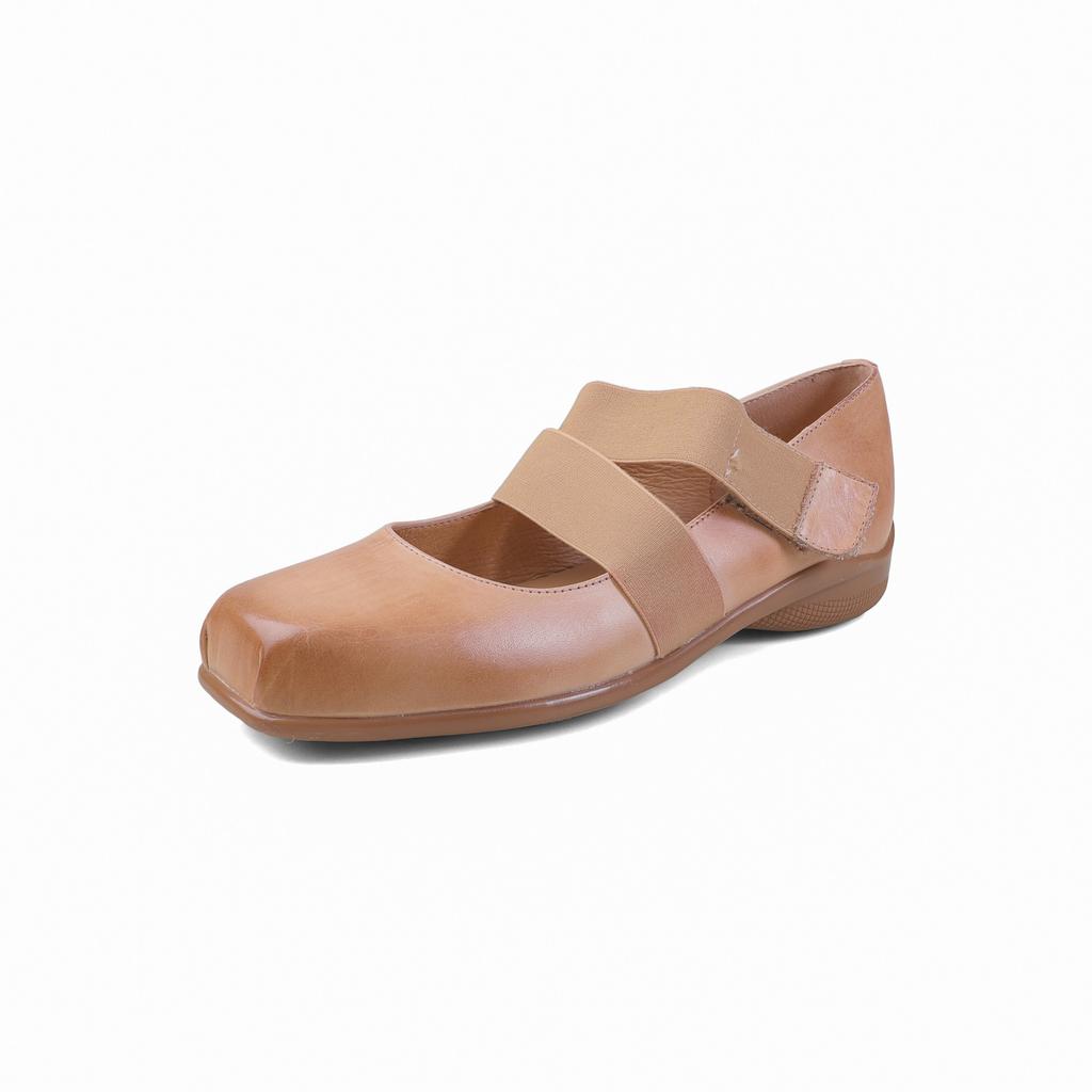 3,5 см французский ретро балетный стиль чувство дизайна квадратный носок перекрестный ремешок универсальные на плоской подошве с мелким вырезом одинарные туфли туфли Мэри Джейн