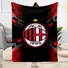 Плед AC Milan Ультрамягкий Идеально для Офисного Кресла Постельное Белье Морской Стиль Для Всех Случаев Игривый Дизайн Подарок для Путешествий Дома Дней Рождения