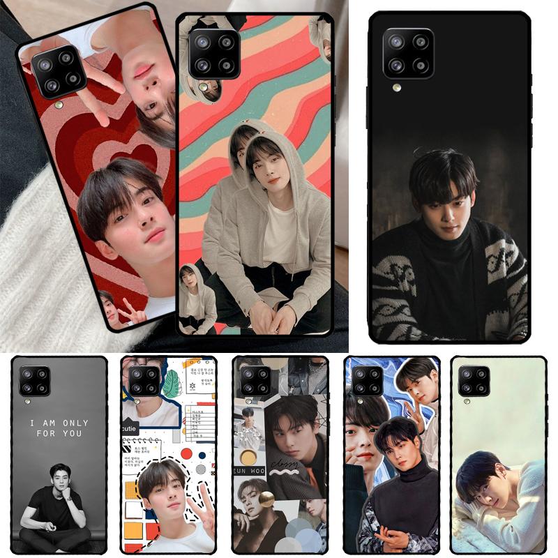 Cha Eun Woo Korean actor singer For Samsung Galaxy A54 A34 A14 A13 A52 A32 A12 A22 A72 A52S A33 A53 A73 A71 A51 Phone Case