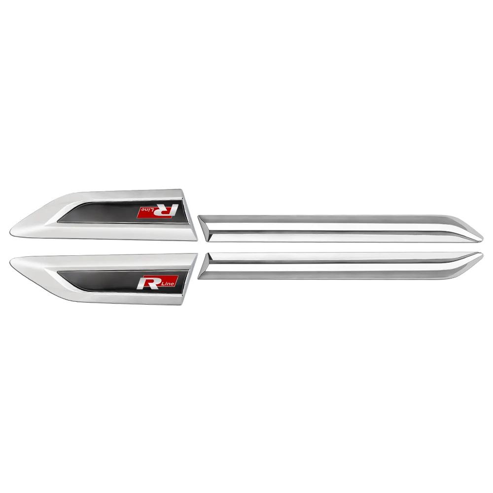 VW GTI GOLF 2026 Hot For VW VOLKSWAGEN 2pcs ABS GTI 4 Motion R RLINE Letter Car Fender Side Wing Emblem Badge Stickers For VW Vo