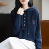 ZOSOUL Comfortable Hooded Knit Pullover