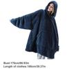 Универсальный носимое одеяло с капюшоном халат TV Cuddle Snuggle Hoodie для женщин и мужчин