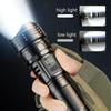 LED Flashlight USB Rechargeable Torch High Power Strong Light Flashlight Long Range Tactical Zoom Lamp Outdoor Camping Lantern