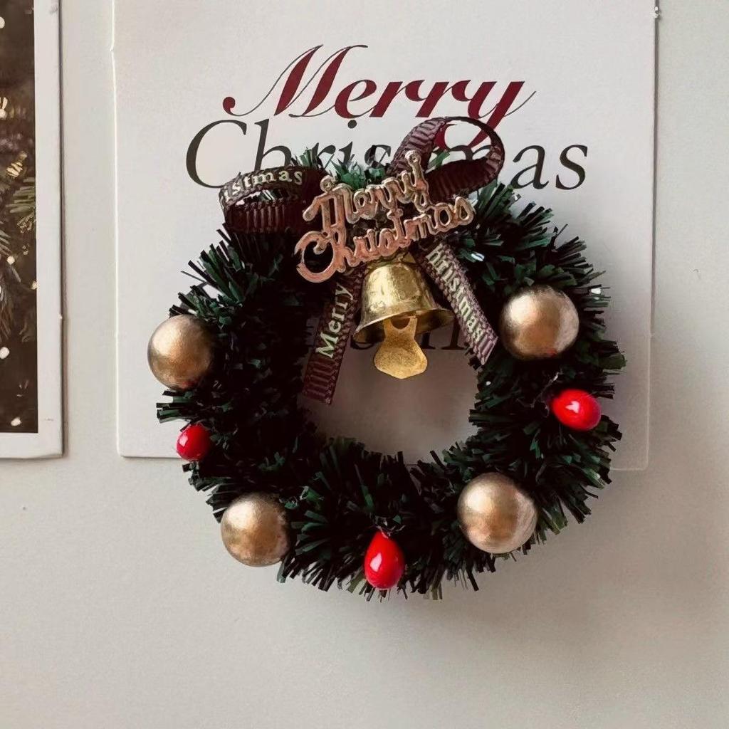 Креативная рождественская атмосфера камина Миниатюрные магнитные украшения