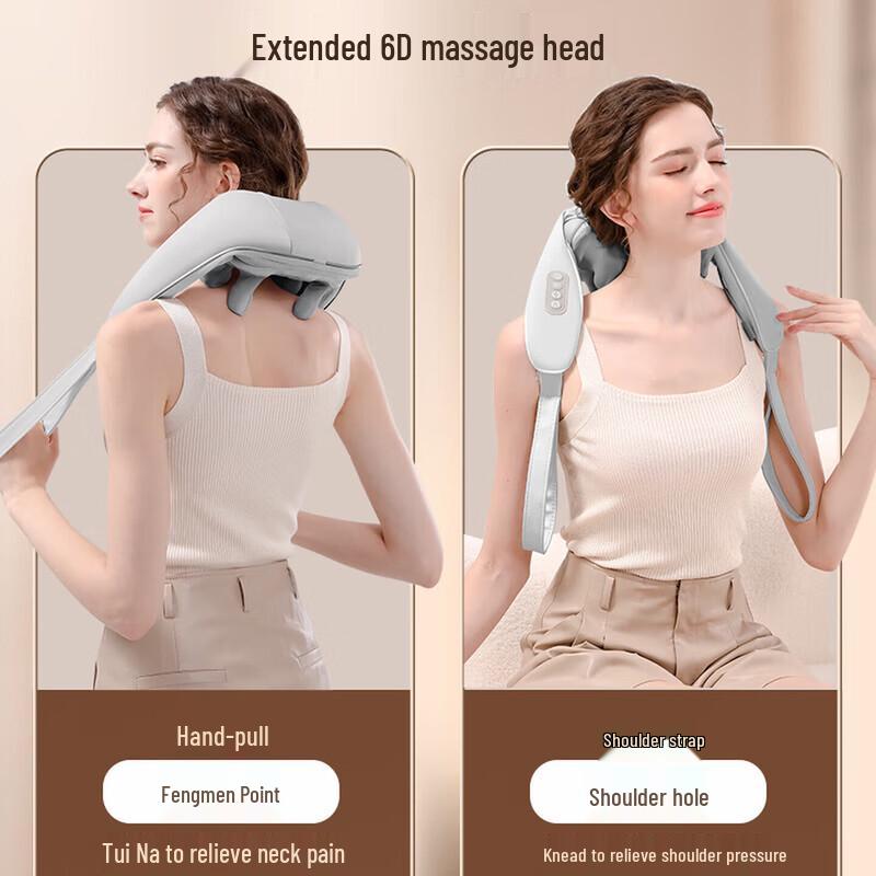 CHIGO 6D Kneading Neck & Shoulder Massage Shawl CN plug (adapter included)