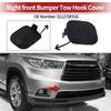 UXCELL Правая передняя крышка буксировочного крюка для Toyota Highlander № 521270E926 Черный 1 шт.