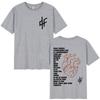 Rapper PNL Le Monde Chico Album Graphic Tshirt Unisex Women Fashion Hip Hop Short Sleeve Tshirt Cotton Casual T Shirts Streetwear