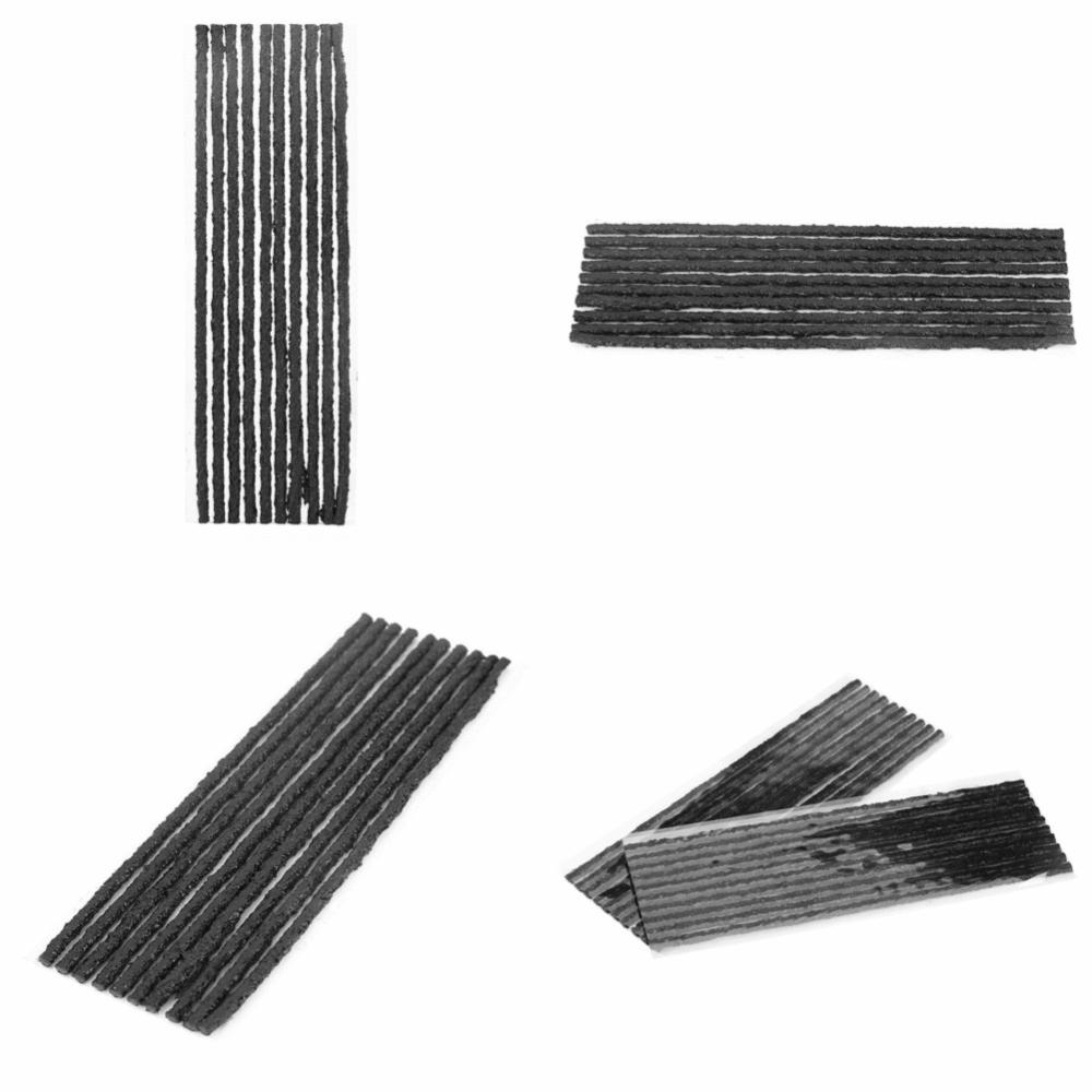50PCS Rubber Tire Repair Plugs Kit No Glue Tubeless Seal Strip Emergency Repair