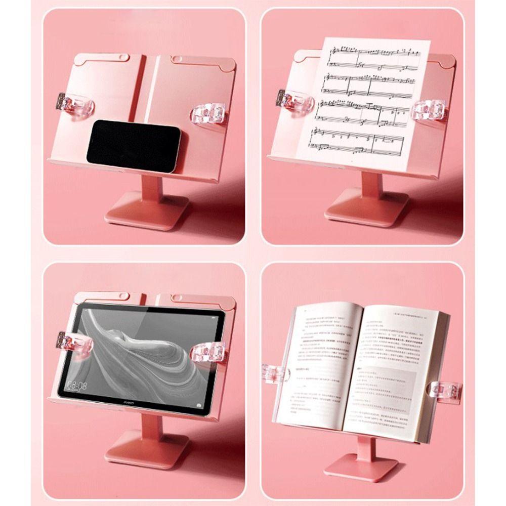 Office Supplies Music Score Tablet Books Holder Lift Book Stand Reading Stand Desk Bookshelf
