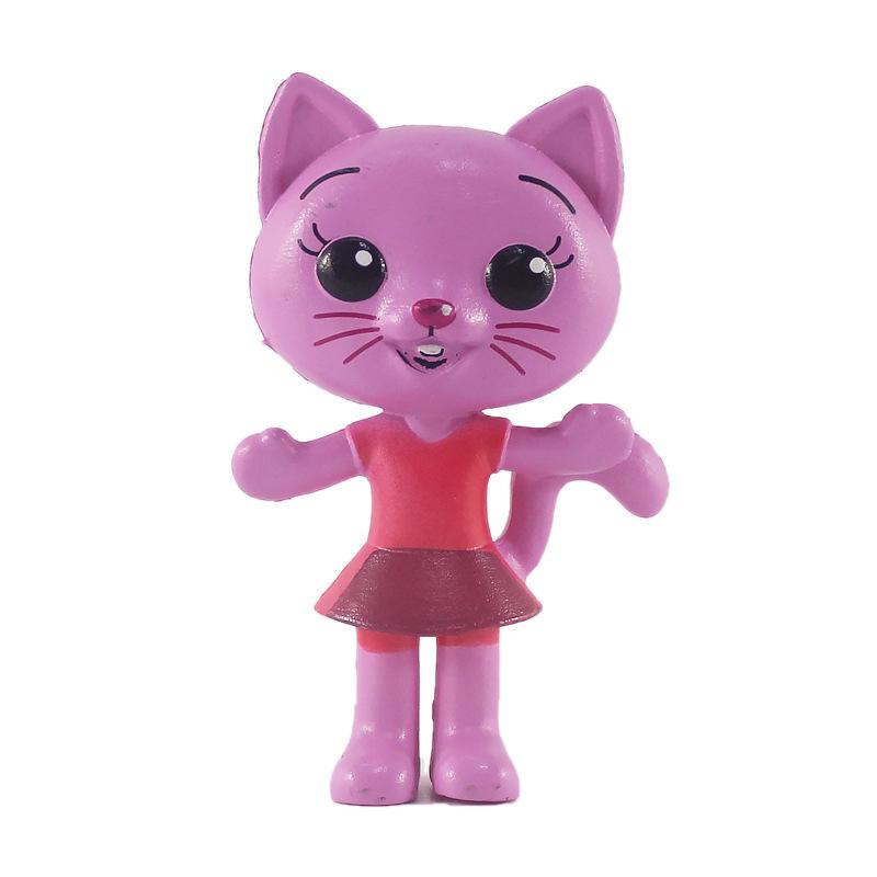 6 шт./компл. Милый клоун из плим-аниме, фигурка, игрушка, ПВХ, просвещение, образовательная модель, куклы для детей, подарочные украшения для стола