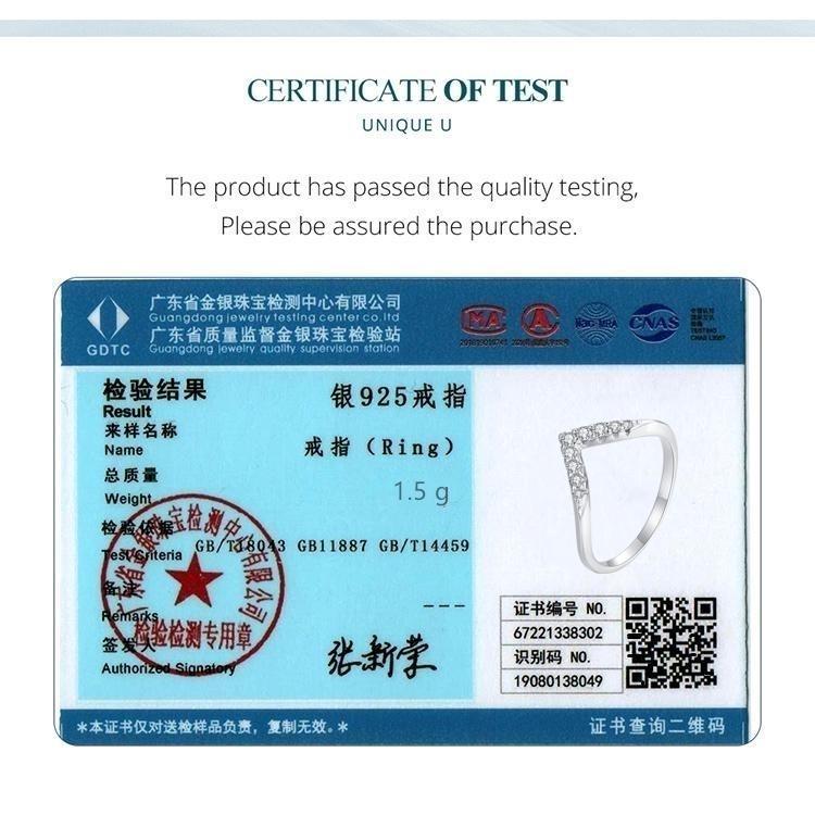 BAMOER V-образное кольцо с муассанитом, деликатное лабораторное кольцо с бриллиантом, стерлинговое серебро 925 пробы для женщин, обручальные свадебные украшения