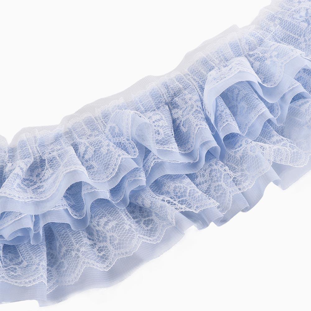 Аппликация Роскошная Плиссированная Сетчатая Шифоновая Ткань Мягкая DIY Вышивка Воротник Лента Изысканный Тюль Шифоновый Край Кружево Свадебное Платье