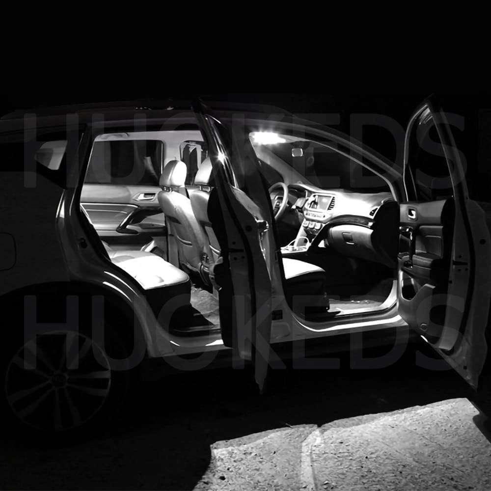 6pcs Civic Interior LED Lights Replacement for 2016 2017 2018 2019 2020 2021 Honda Civic 6000K Super Bright White interior LED bulbs replacement