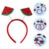 Fruit Headband Halloween Headpiece Luau Watermelon for Women Baby Girl Hair Clips Gift