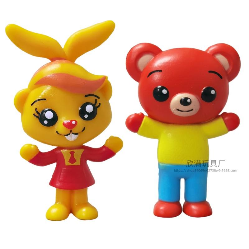 6 шт./набор Милый Плим Клоун Аниме Фигурка Игрушка ПВХ Просвещение Обучение Модель Куклы для Детей Подарок Настольные Украшения