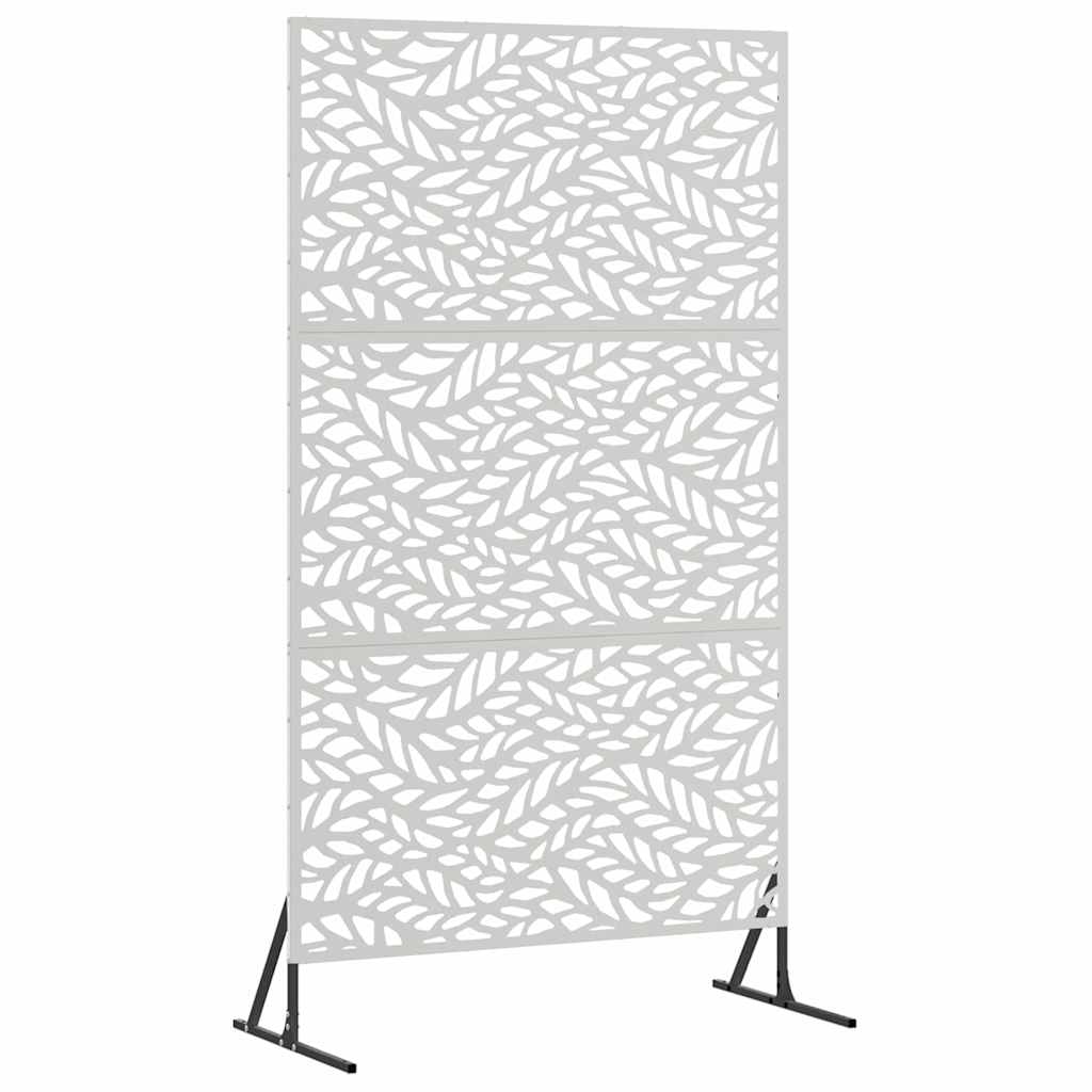 Privacy Screen Gray 100 x 50 x 180 cm Steel