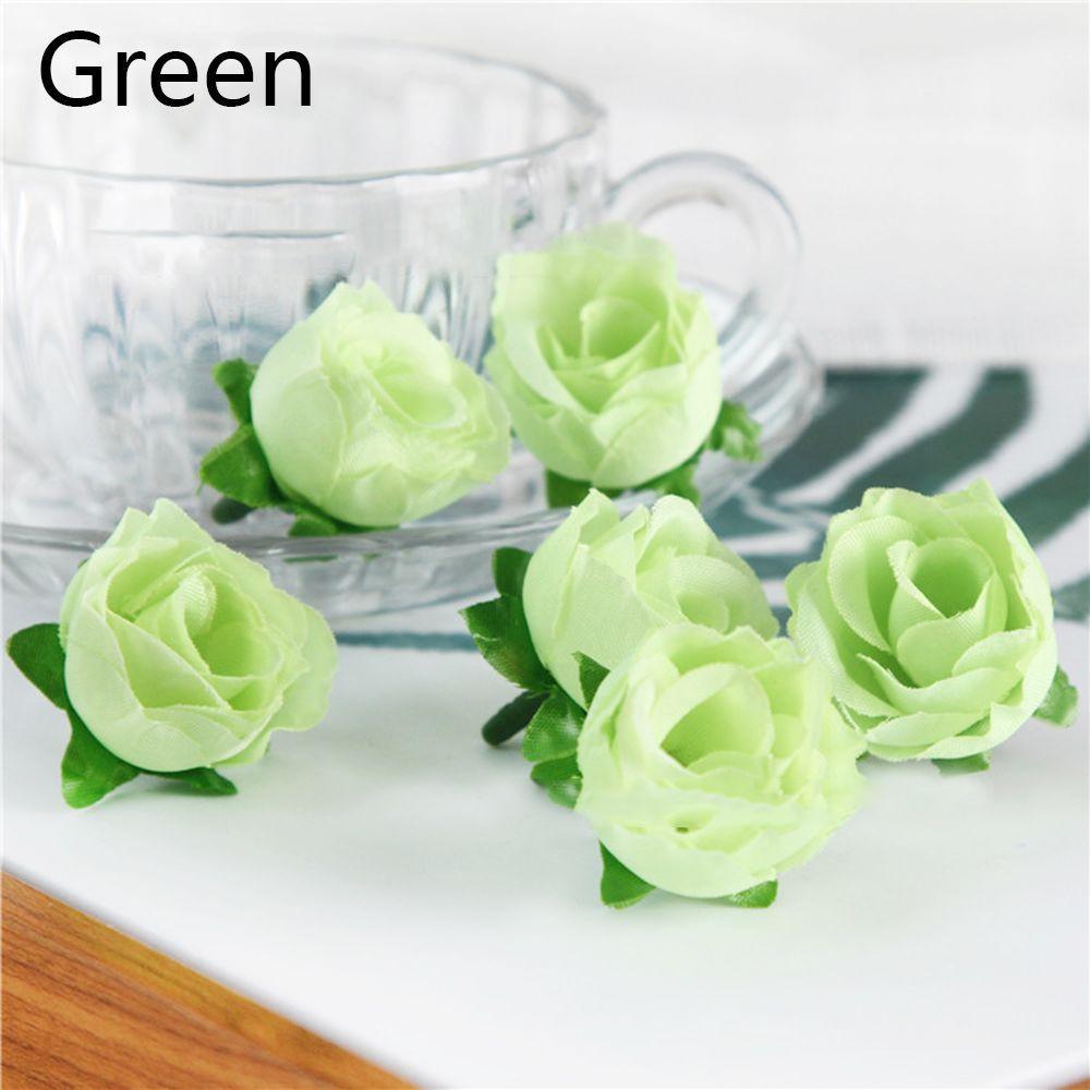 20/50pcs DIY Craft Beautiful Floral Wedding Decoration Artificial Rose Flower Heads Fake Bouquet