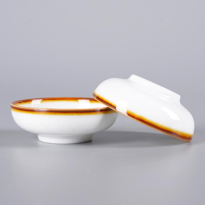 6 шт. керамическая чашка для чая в китайском стиле, бытовая посуда для напитков, фарфоровая чашка ручной работы, чашки Пуэр, личная чашка 40 мл