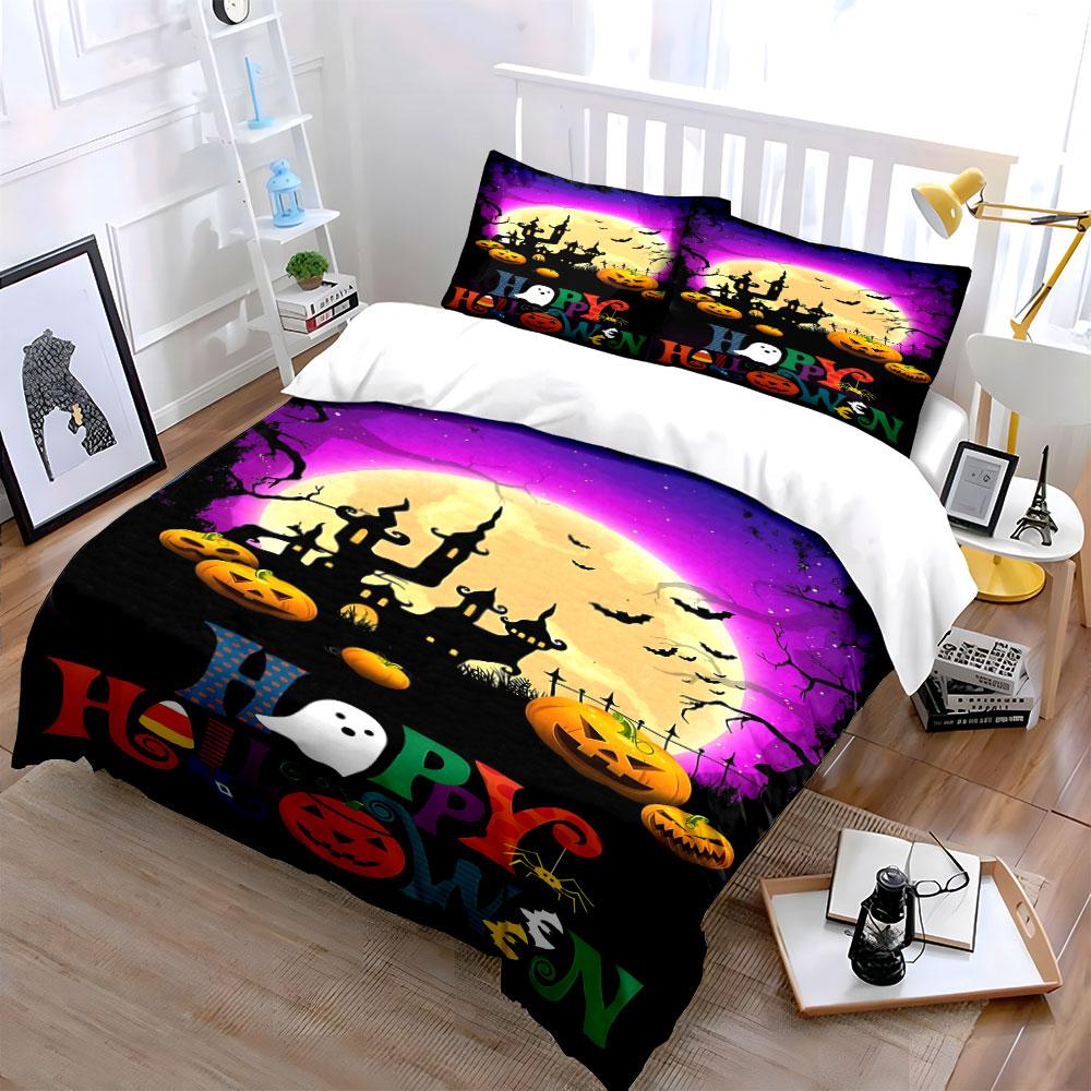 Glowing moonlit mystery Bedding sets Duvet cover sets Duvet covers Pillowcases(1*Duvet Cover 2*Pillowcases without duvet insert)