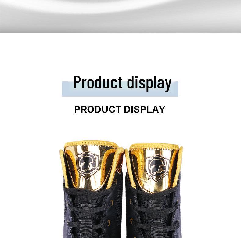 Профессиональные боксерки и борцовки с высоким верхом - Дышащие, Нескользящие для мужчин и женщин