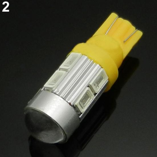 2 шт. T10 10SMD светодиодный светодиодный 5630/5730 автомобильный указатель поворота салонный светильник лампа