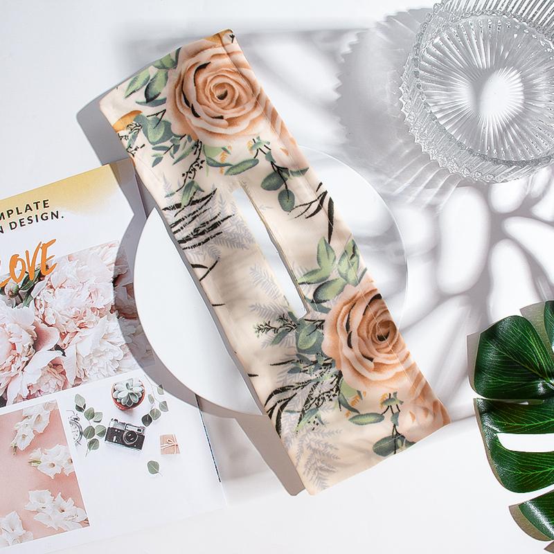 Трендовая длинная волшебная заколка-бабочка для волос, инструмент для укладки, цветочный принт, корейские большие резинки для волос для конского хвоста, женские аксессуары для волос