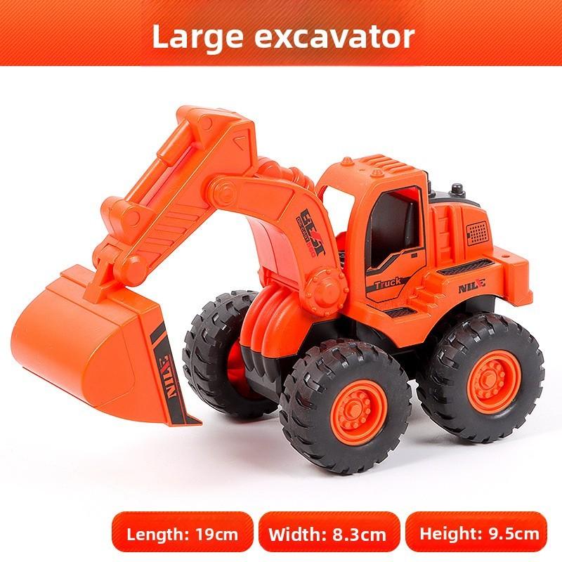 Excavator Inertia Large Dump Truck Set Toys Interactives Parts Plays Skills