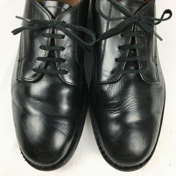 1950s Vintage 1952 Canada-Made Felt Tongue Service Shoes Plain Toe 5-Eyelet Size 26.027.0 Vintage(USED)