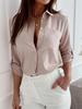 Женский однотонный кардиган с длинным рукавом Kai Kuo - Коллекция Осень/Зима 2025 Европа и Америка