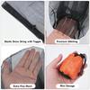 Mosquito Head Net Mesh For Outdoors,Net For Head Hiking,Hats With Netting For Men Women,Black Fly Head Net Midge No See Um Gnat For Adults