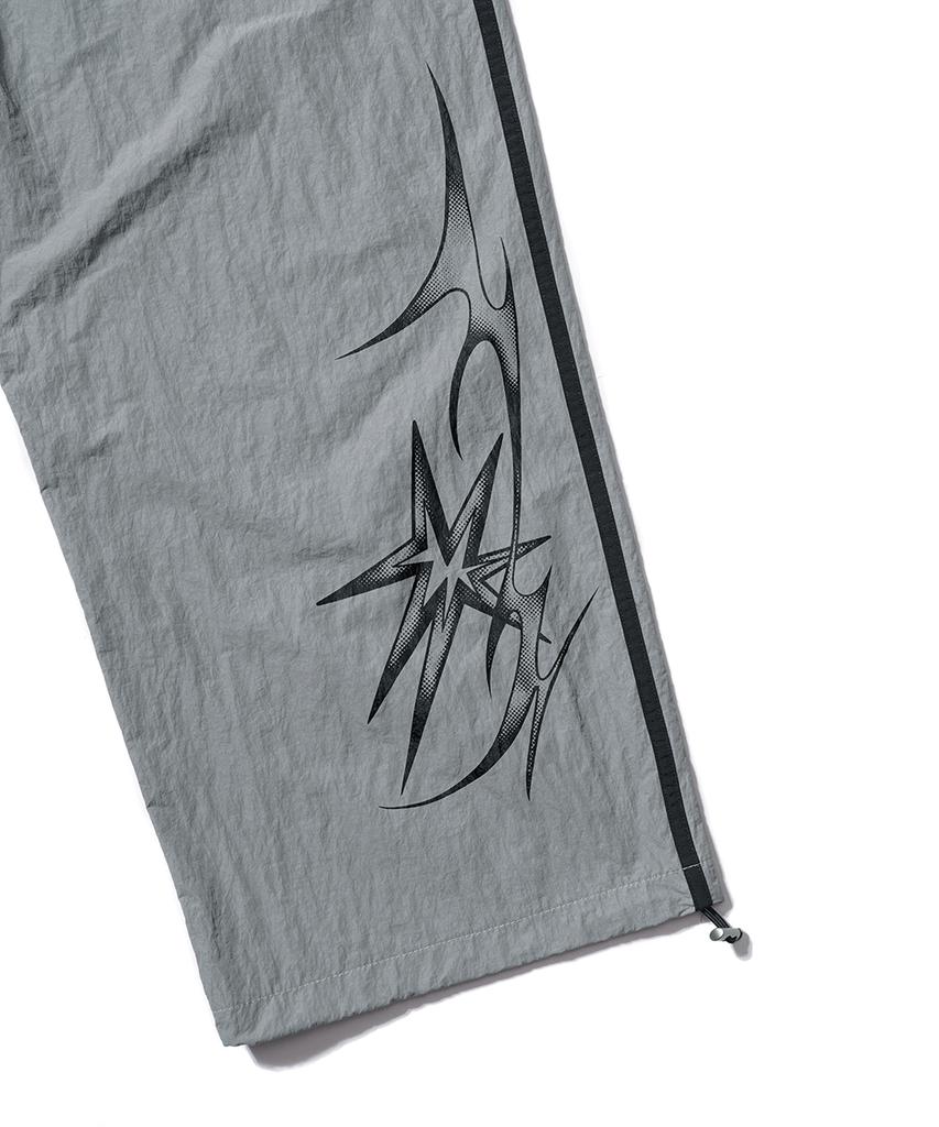 GAKKAI UNIONS Sparkle Nylon Line Pants Gray