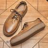 Кожаные туфли мужские Xia Yinglun ретро кожаные повседневные туфли для досок Мягкая кожа толстая подошва увеличивает тенденцию повседневной мужской обуви