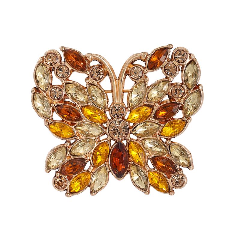 Butterfly Brooch Pin Luxury Women Party Accessories for Wedding Attire Elegant Jewelry Holiday Gift