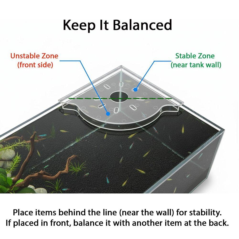 Space Saving Aquarium Corner Shelf Aquatic Plants Storage Rack  Aquatic Plants Organization