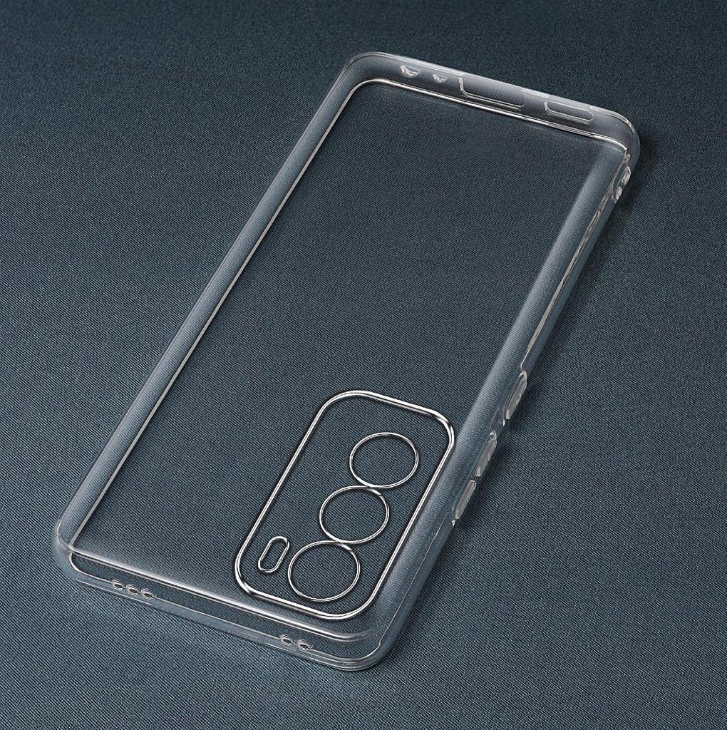 Case for Oppo Reno 12 Pro 5G CASE SOFT SLIM BACK TRANSPARENT + 9H GLASS