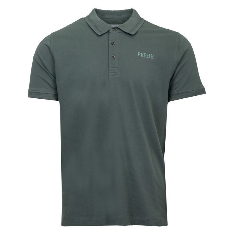 Хлопковое поло Leandro с пуговицами Мужское GIANFRANCO FERRE