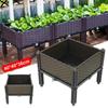 ПП Приподнятая грядка для овощей Приподнятая грядка для овощей Приподнятый ящик для посадки на ножках Контейнер для цветов и трав для садоводства на открытом патио