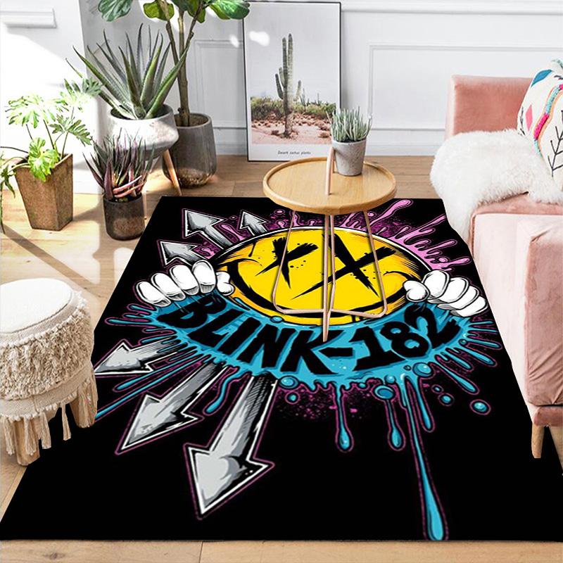 Colorful stylized symbols Rug Floor Mat for Living Room or Bedroom Soft and Comfortable Carpet a Gift for Birthday and Holiday.ZFF0913165