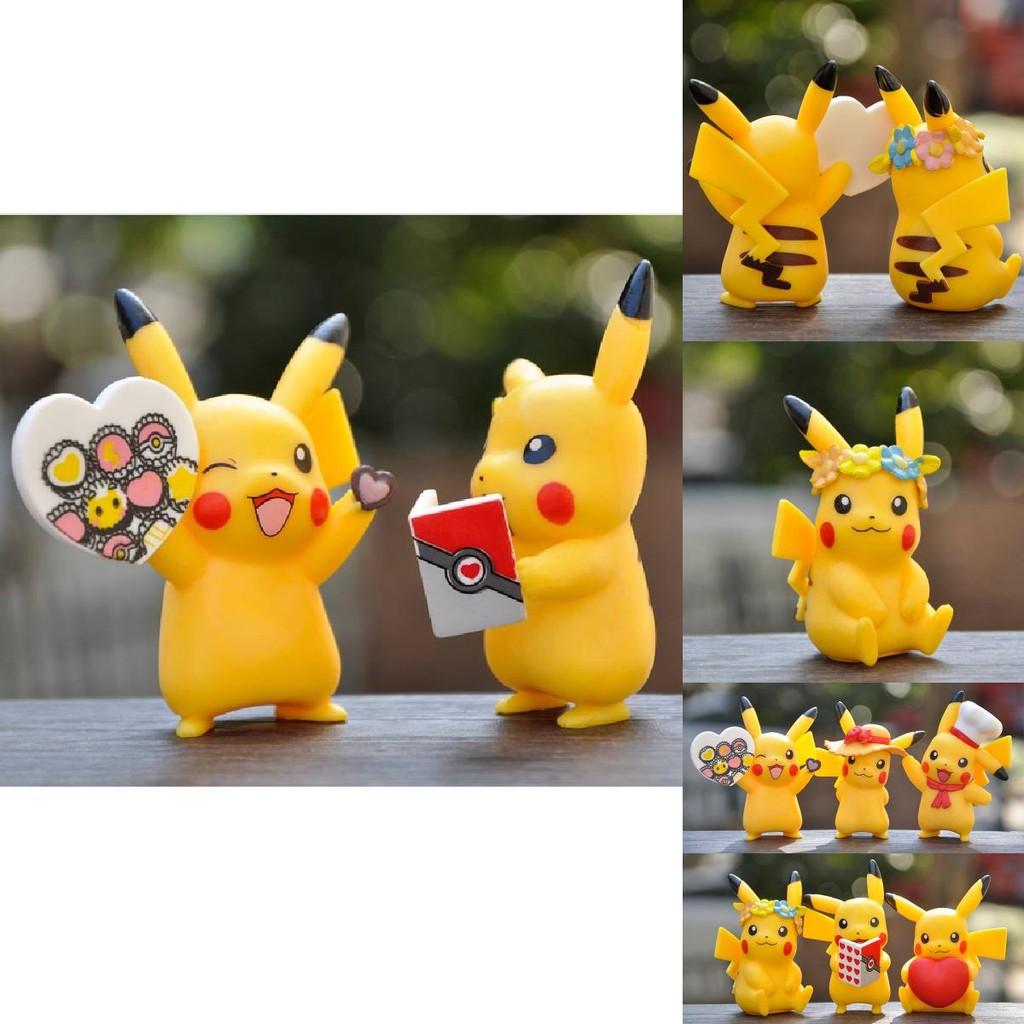 Покемон Пикачу ПВХ Фигурка Блайнд Бокс Настольный Декор Для Коллекционеров И Поклонников