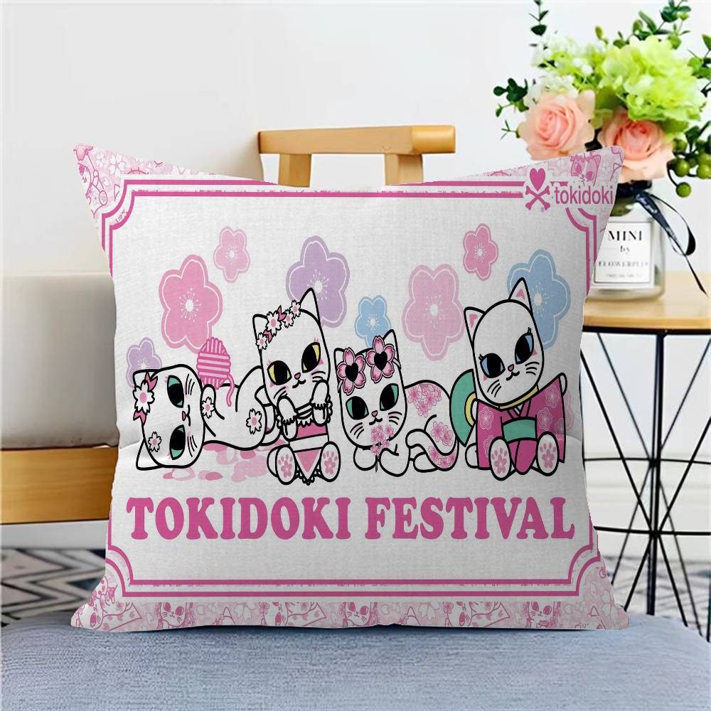 Японское аниме Tokidoki Подушка Подарок Декор для дома и офиса Спальня Диван Автомобиль Наволочка Чехол 45x45