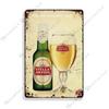 HD Metal Tin Sign Vintage Funny Beer  Bar Wall Decor Retro No Working Steak Timer Alcohol Sign for Man Cave Pub Bar Kitchen Dec